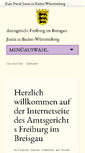 Mobile Screenshot of amtsgericht-freiburg.de